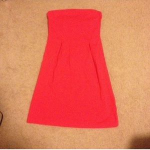 Pink Strapless Dress